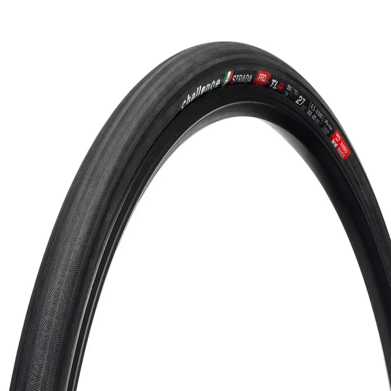 Challenge Strada Pro 700x27mm TLR Road Tire in Black