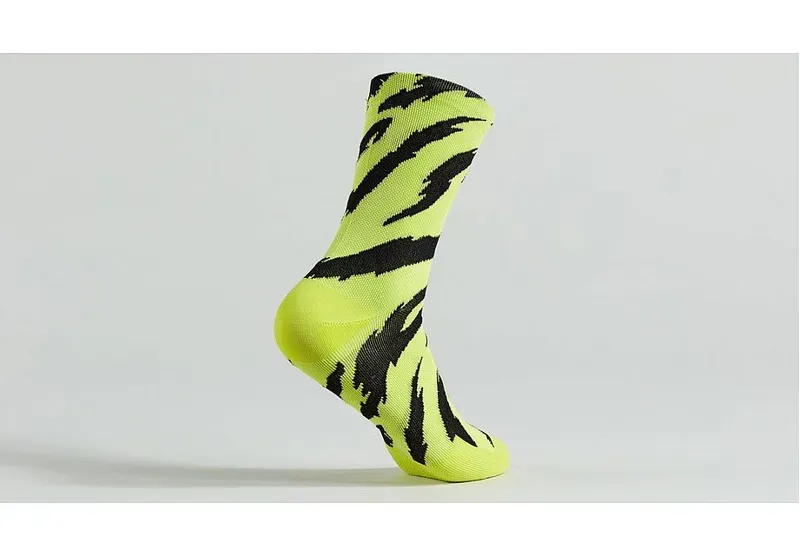 Specialized Soft Air Tall Socks in Hyper Green Lightning