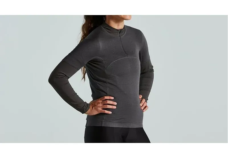 Specialized Women's Trail-Series Thermal Long Sleeve Jersey in Slate-2