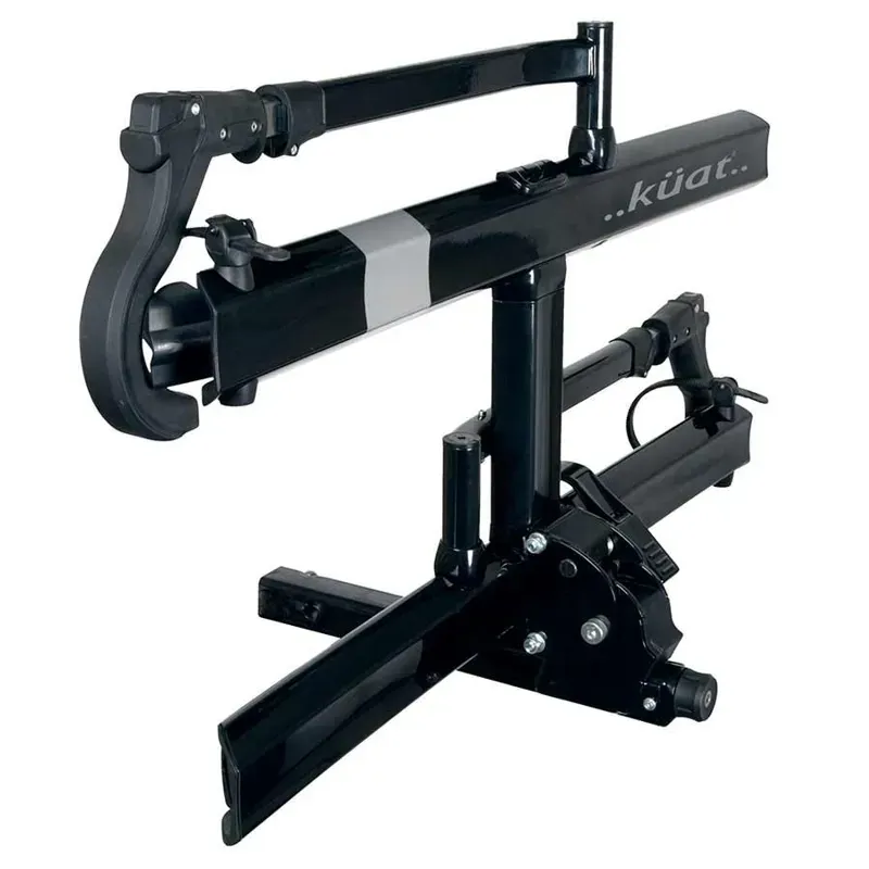 Kuat Sherpa 2.0 1 1/4-inch Hitch-mounted 2-bike Rack in Metallic Black