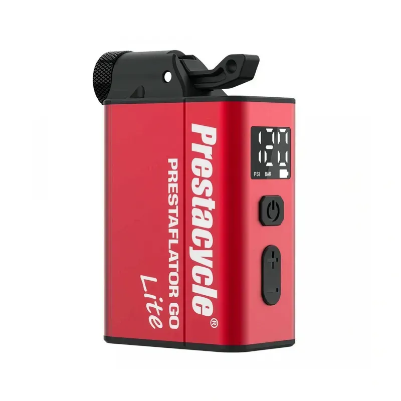 Prestacycle Prestaflator GO Lite Pocket Inflator in Red