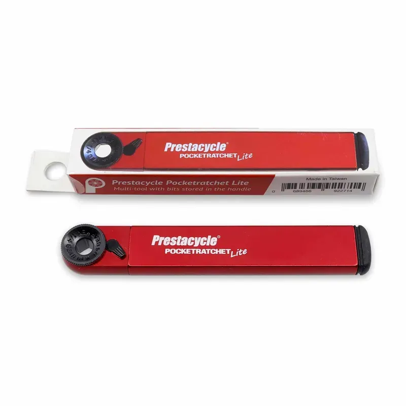 Prestacycle PocketRatchet LITE Multi-tool in Red
