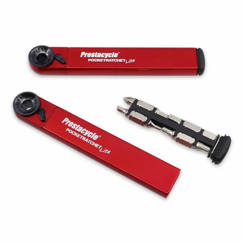 Prestacycle PocketRatchet LITE Multi-tool in Red-2