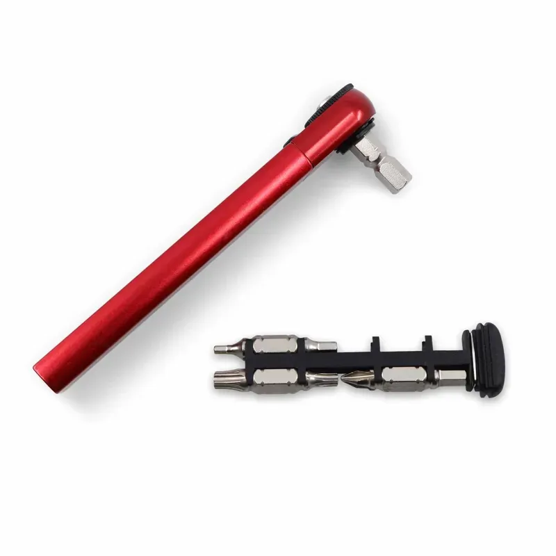 Prestacycle PocketRatchet LITE Multi-tool in Red-4