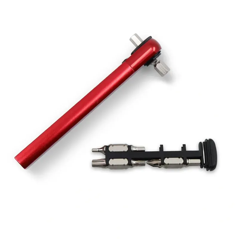 Prestacycle PocketRatchet LITE Multi-tool in Red-5