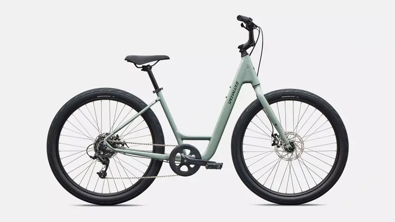 Specialized Roll 2.0 Low Entry Fitness Bike in Gloss Agave Gray