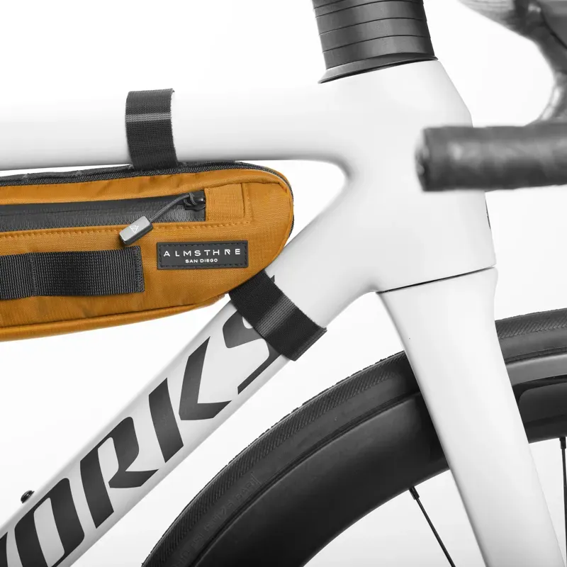 Almsthre L/XL Signature Frame Bag in California Gold-6