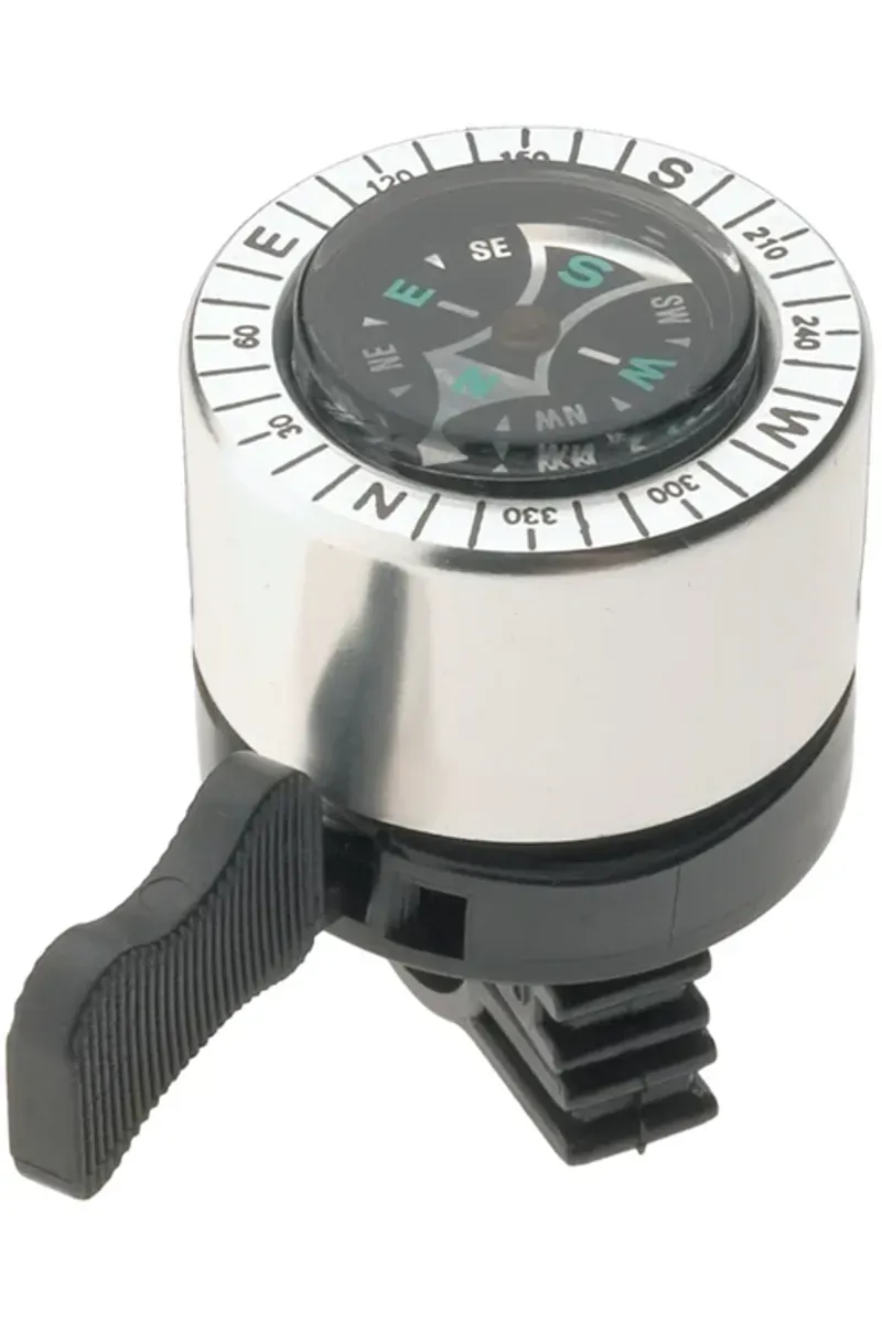 Dimension Compass Bell in Silver/Black