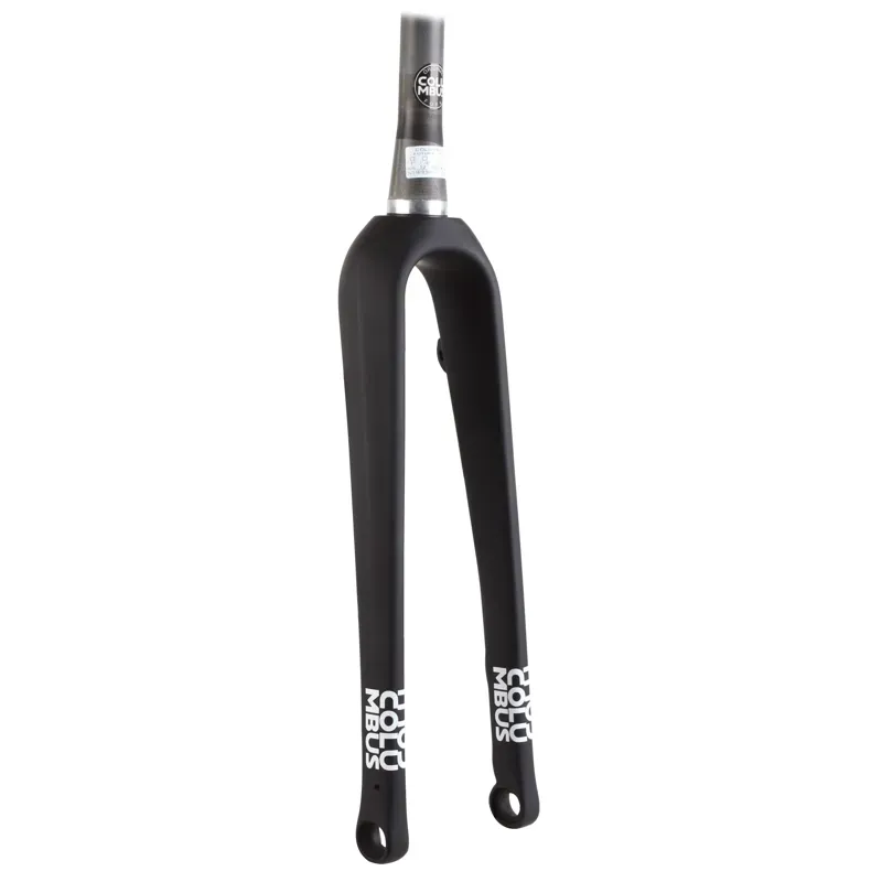 Columbus Futura Cross 1-1/2-inch Tapered Carbon Fork in Black/White