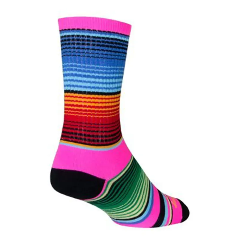 Sockguy Siesta Socks 6 Inch in Pink