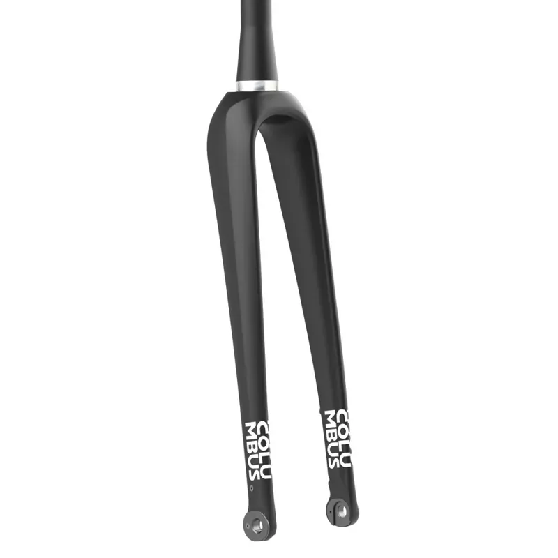 Columbus Futura Cross 1-1/2-inch Tapered Carbon Fork in Black/White