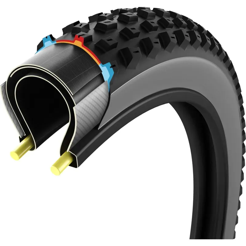 Vittoria Barzo Tire - 29 X 2.4 Tubeless Folding Black 4C XC Trail TNT Graphene G2. 0 Black 29 x 2.40-3