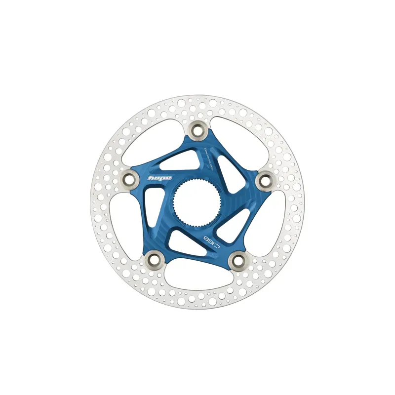 Hope RX 160mm Center Lock Disk in Blue