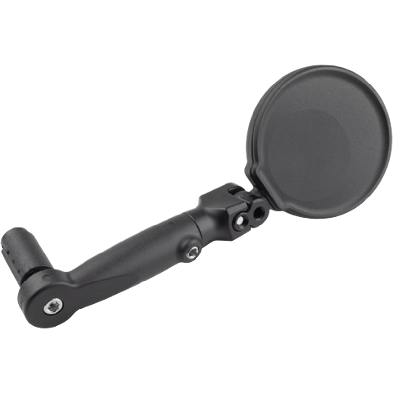 MSW Handlebar Mirror Flat and Drop Bar HD Glass Lens in Black-1