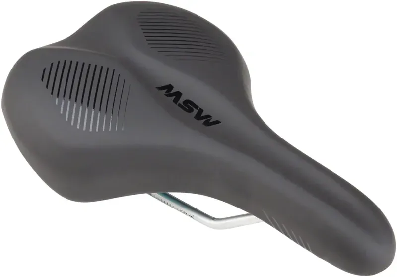 MSW SDL-173 Steel Spin Fitness Saddle in Black