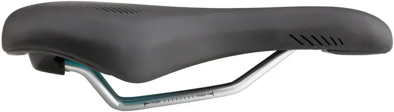 MSW SDL-173 Steel Spin Fitness Saddle in Black-1