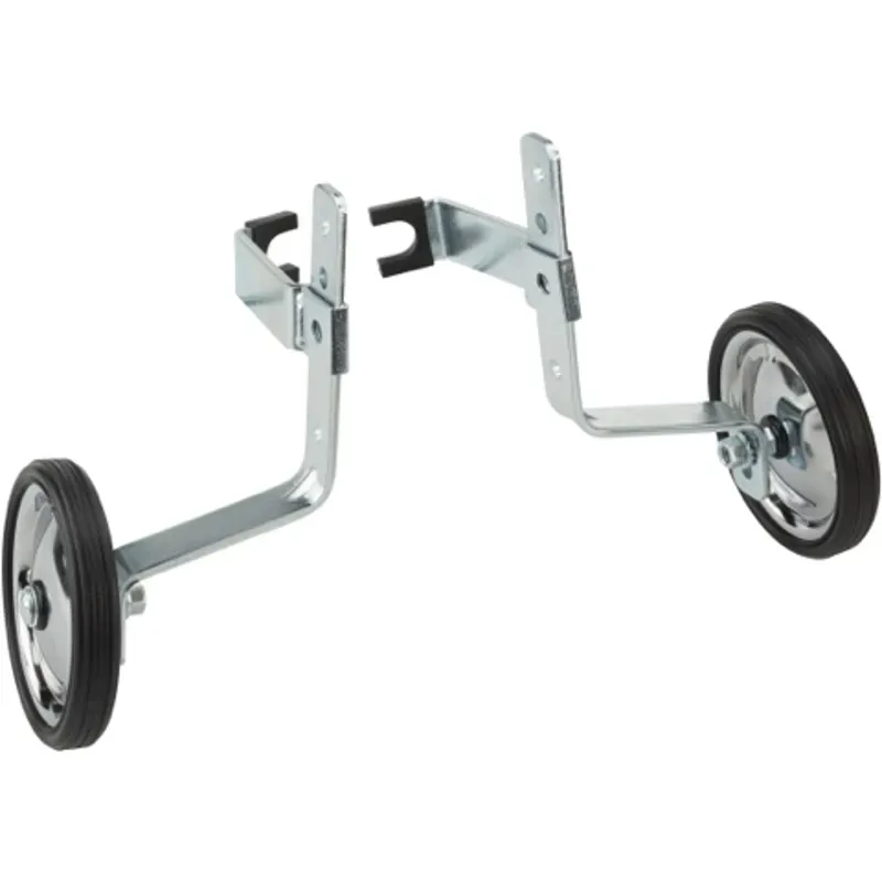 MSW 12-20 Metal Training Wheel Set in Silver