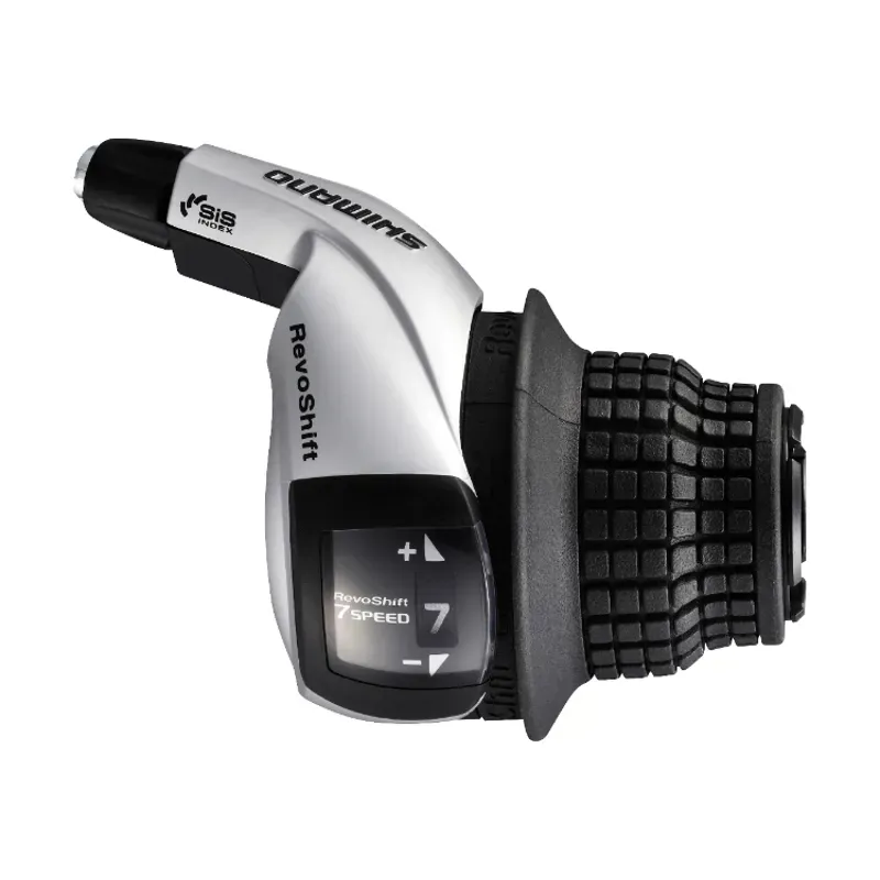 Shimano Tourney SL-RS45 3x8-Speed Twist Shifter Set in Black/Silver