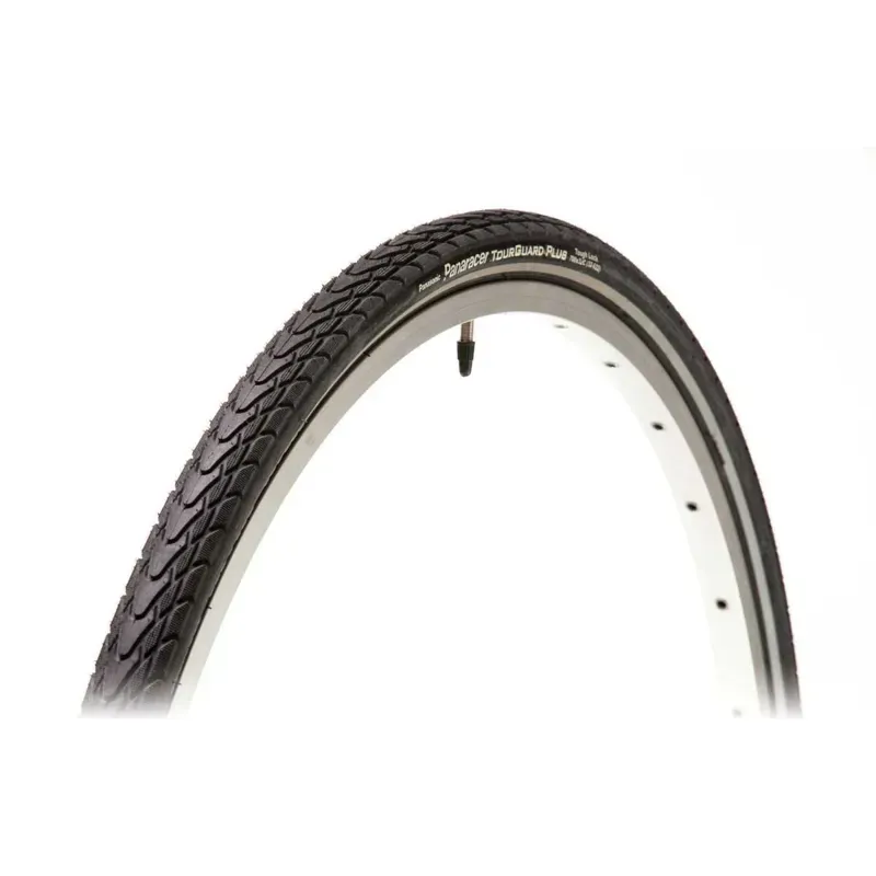 Panaracer TourGuardPlus Tire - 700 X 38 Clincher Wire Black/ Reflective Black 700 x 38