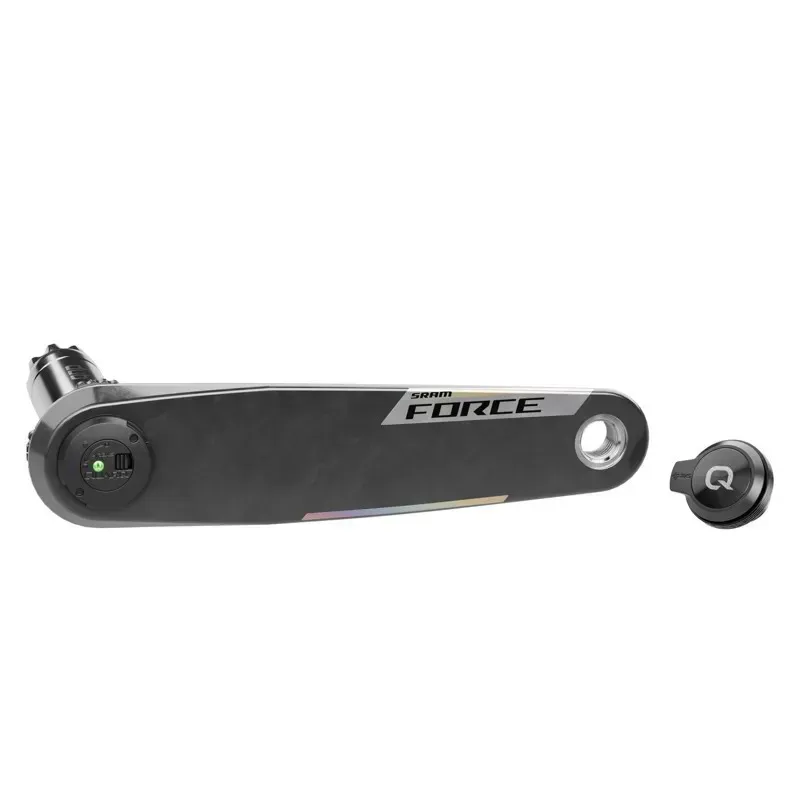 SRAM Force AXS Wide Left Crank Arm And Power Meter Spindle Assembly - 165mm 12/13-Speed DUB PM Spindle Carbon E1 Carbon-2