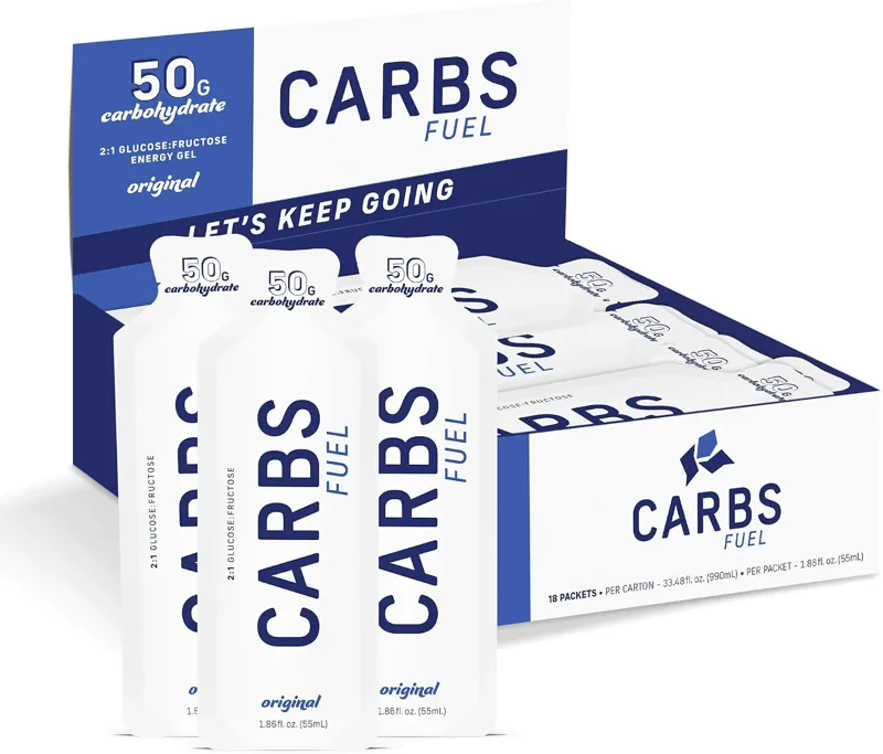 Carbs Fuel Original 50g Energy Gel Box of 18