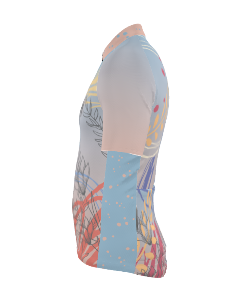 Pumpkinvine Cyclery Floral Jersey Women's-1