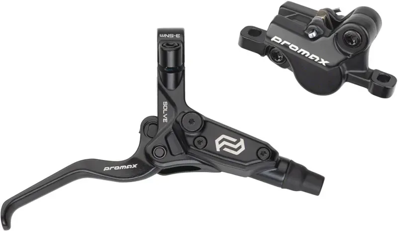 Promax Solve DSK-923 Rear 2-Piston Hydraulic Disk Brake Set in Black