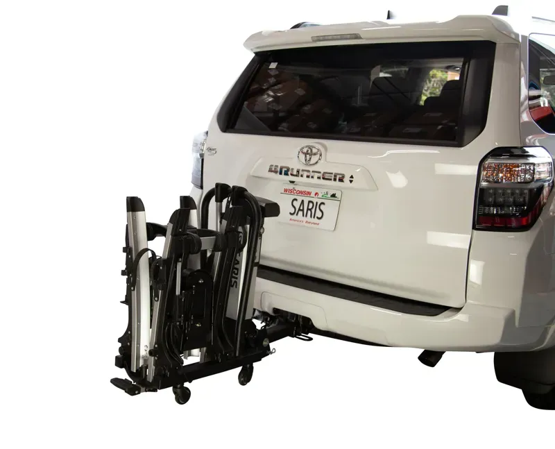 Saris Door County 2-bike Motorized Hitch Rack w/ Elec. Lift in Black-2