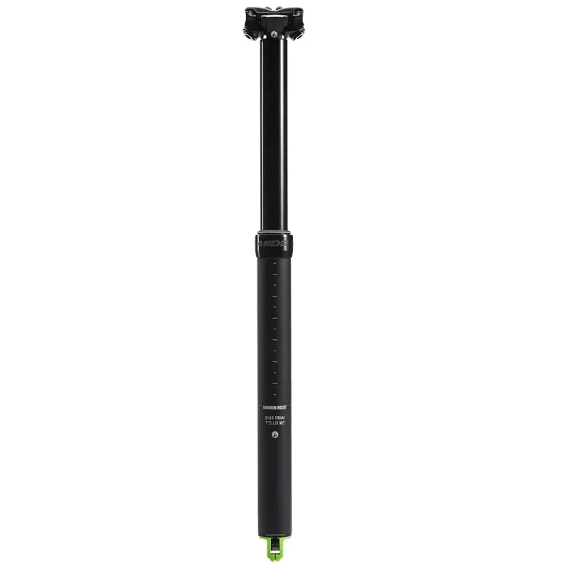 SDG Tellis V2 200/31.6mm Dropper Seatpost in Black
