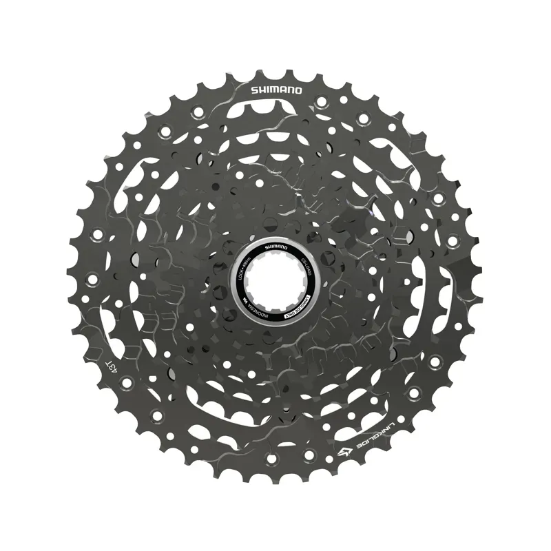 Shimano Linkglide CS-LG400-10 10-speed Cassette in Silver