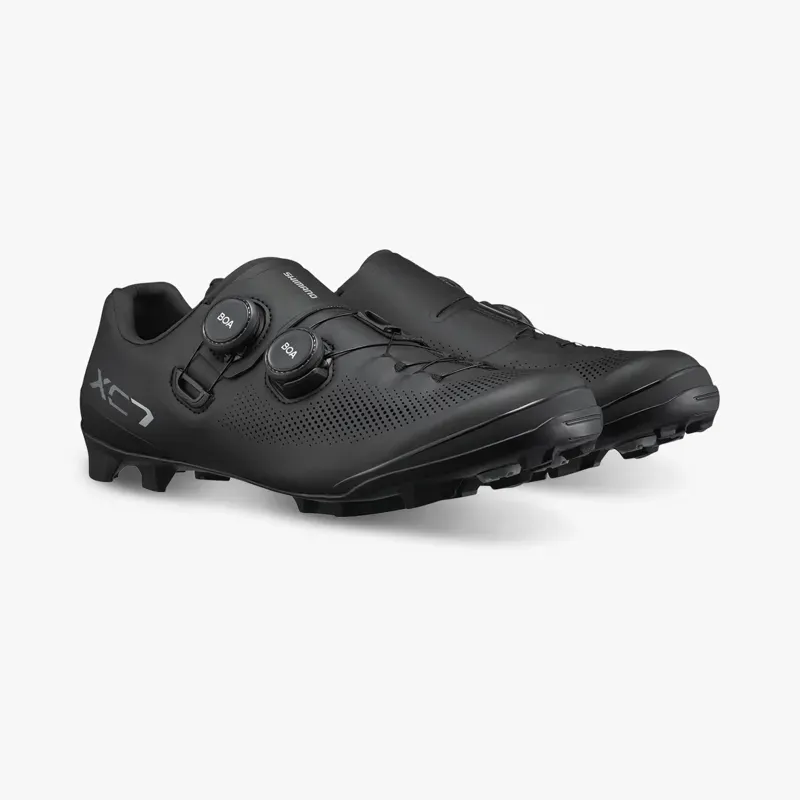Shimano SH-XC703 Wide Off-Road Racing Shoe in Black-1
