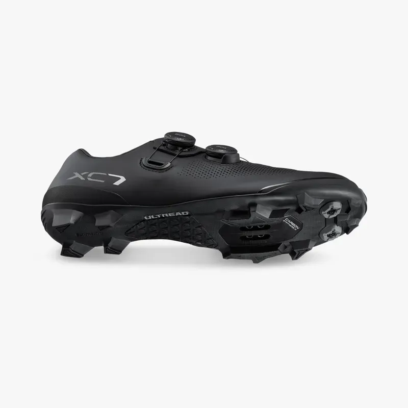 Shimano SH-XC703 Wide Off-Road Racing Shoe in Black-3