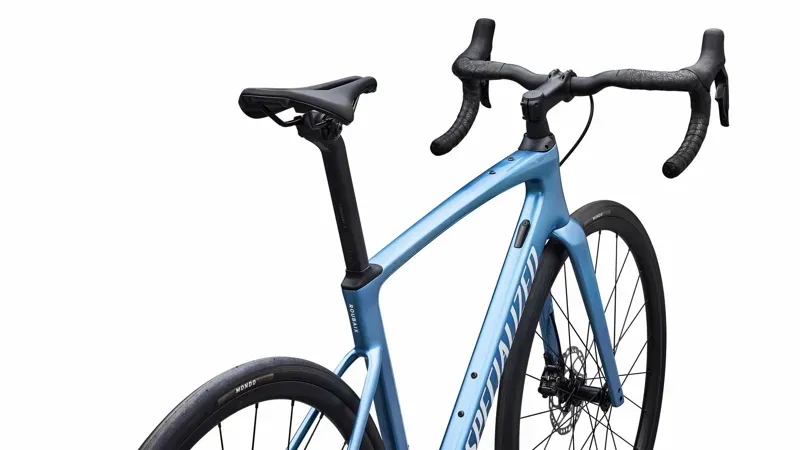 Specialized Roubaix SL8 Comp Shimano 105 Di2 Road Bike in Gloss Glacial Metallic-4