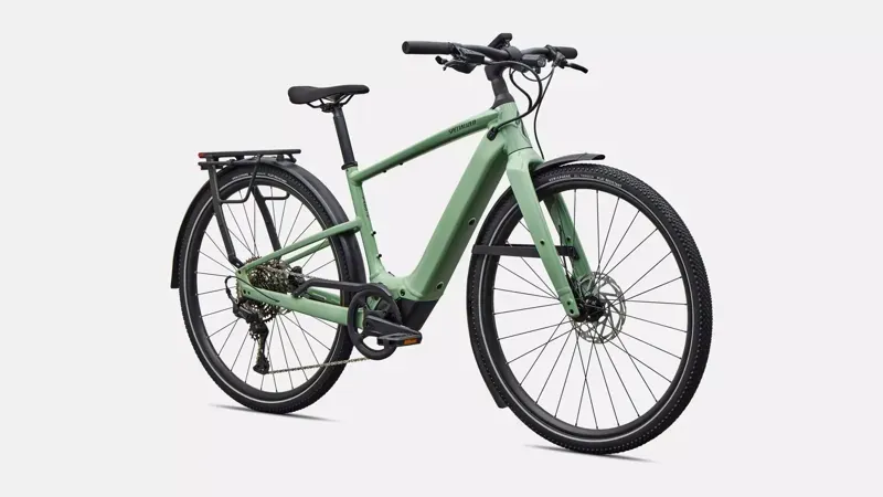 Specialized Turbo Vado SL 2 4.0 eHybrid Bike in Gloss Pistachio-1