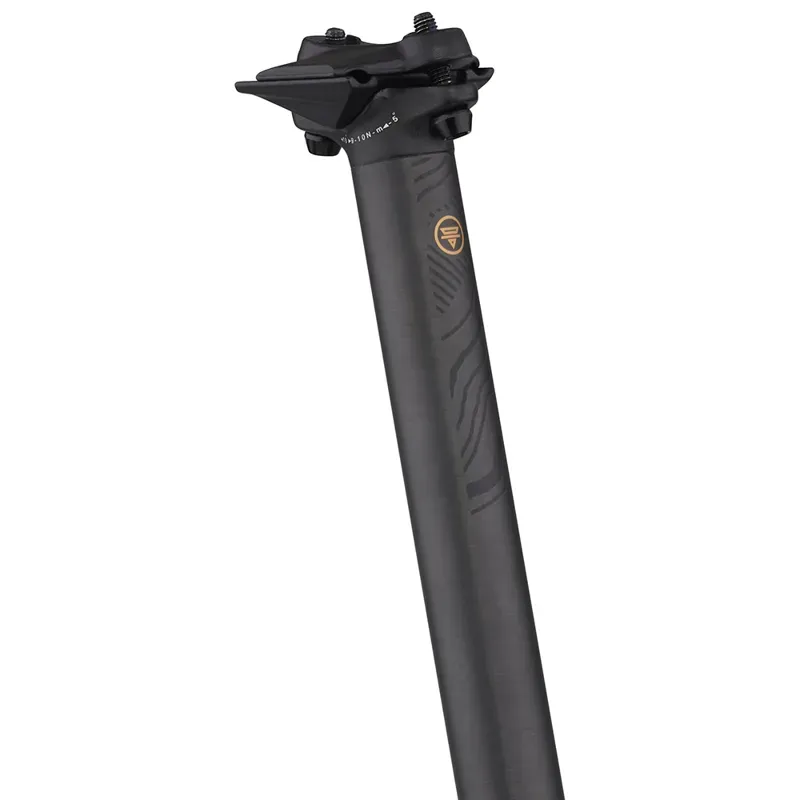 Teravail Stratum Carbon Seatpost - 30.9 X 400mm 0mm Offset Black Carbon-1