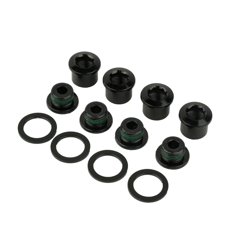 SRAM Red Quarq Chainring Bolt Kit in Black