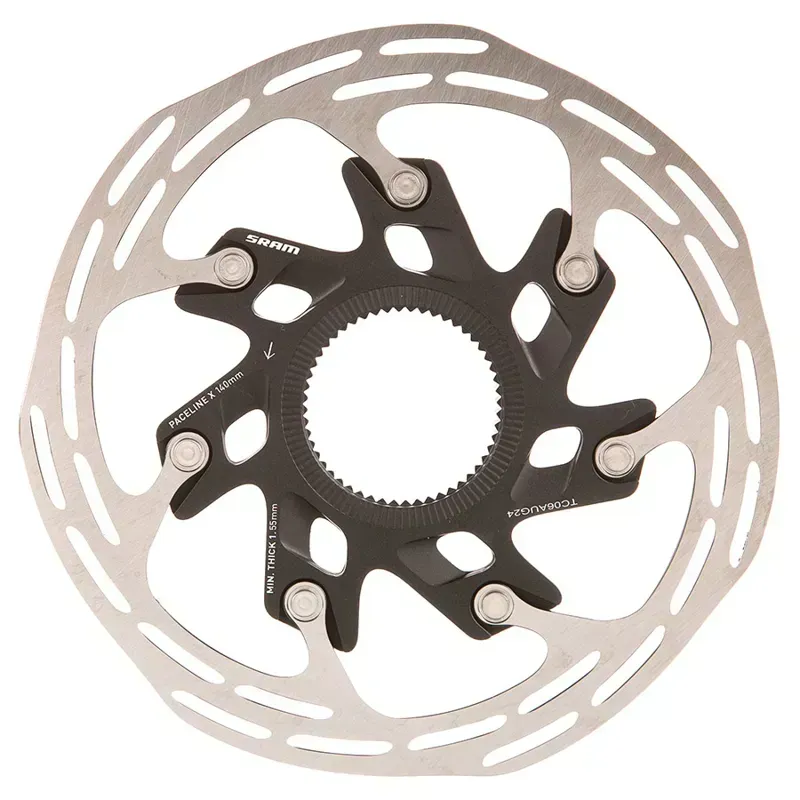 SRAM Paceline X 140mm Disk Brake Rotor in Black/Silver