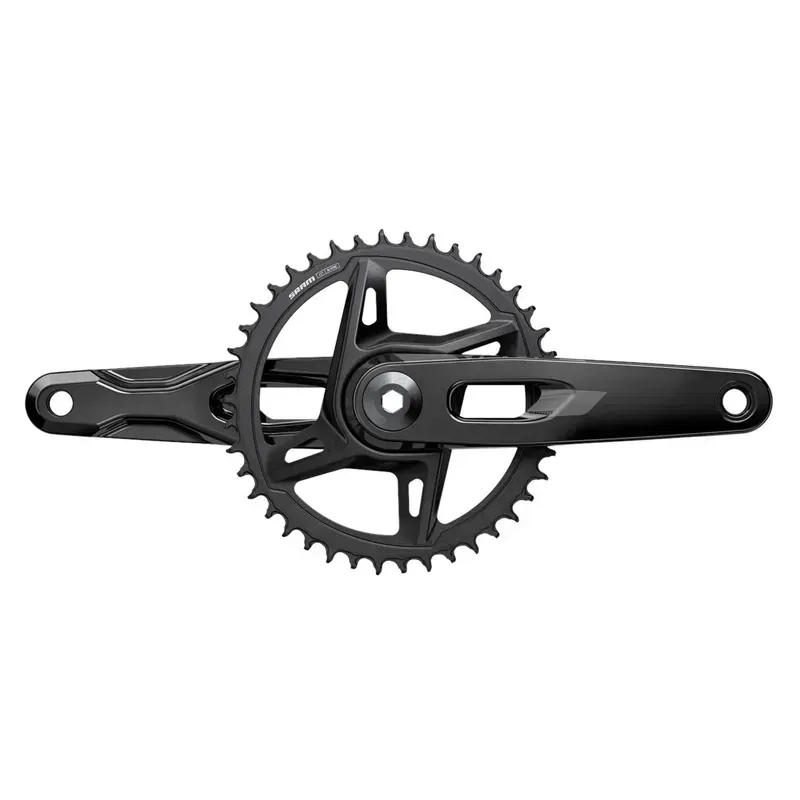 SRAM Rival 1x XPLR Wide Crankset - 165mm 12/13-Speed 42t 8-Bolt Direct Mount DUB Spindle Black E1 Black