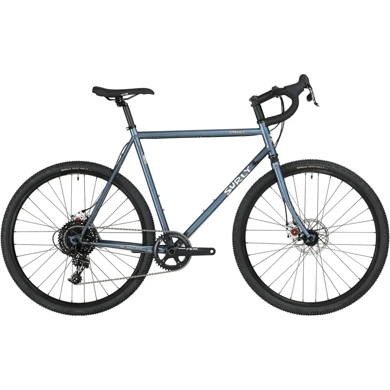 Surly Straggler 650b Steel Bike in Cold Steel Blue