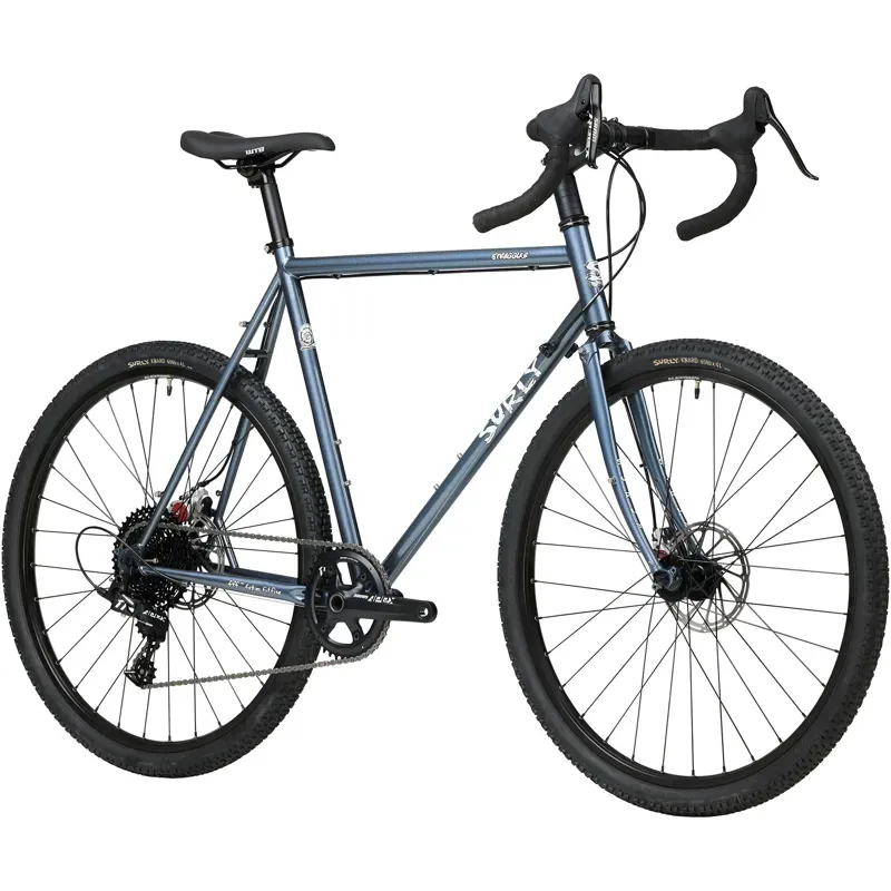 Surly Straggler 650b Steel Bike in Cold Steel Blue-1