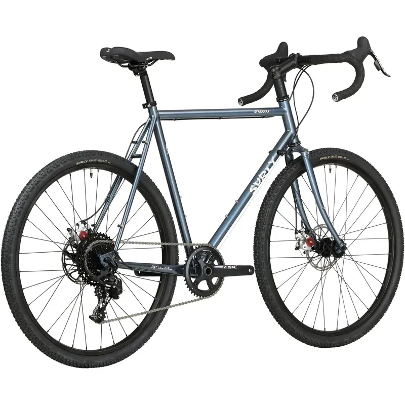 Surly Straggler 650b Steel Bike in Cold Steel Blue-2