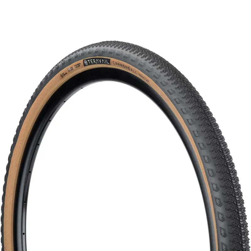 Teravail Cannonball 700x47c TL Folding Light and Supple Tire in Tan