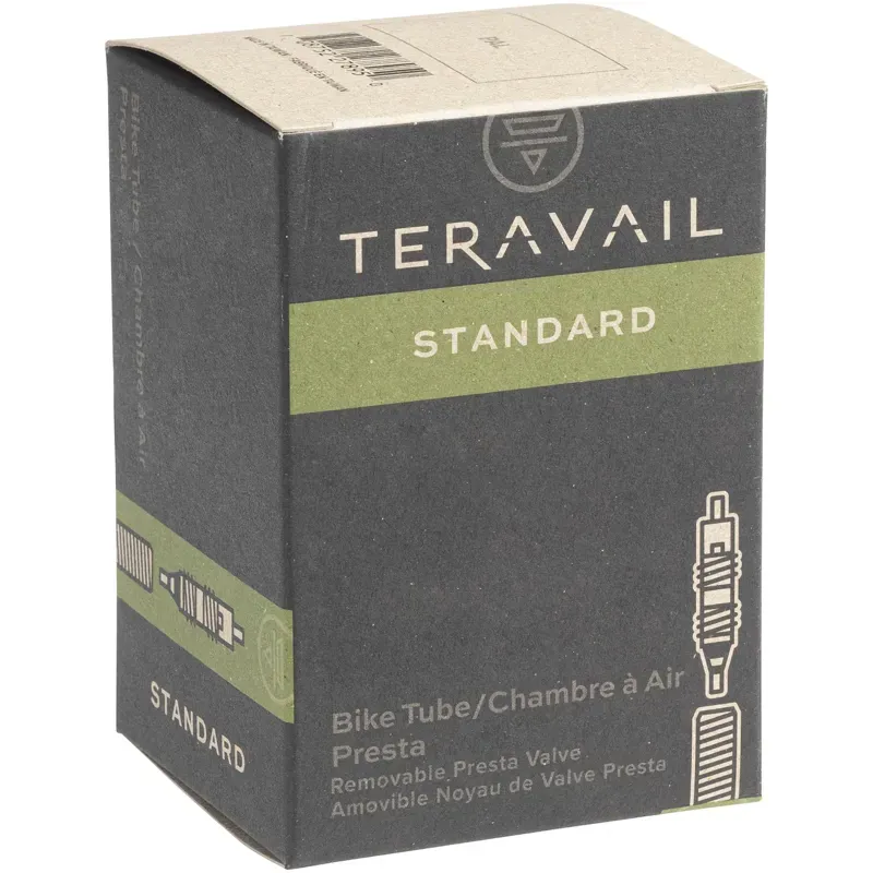 Teravail Presta Tube 700 x 20 - 28mm 48mm in Black