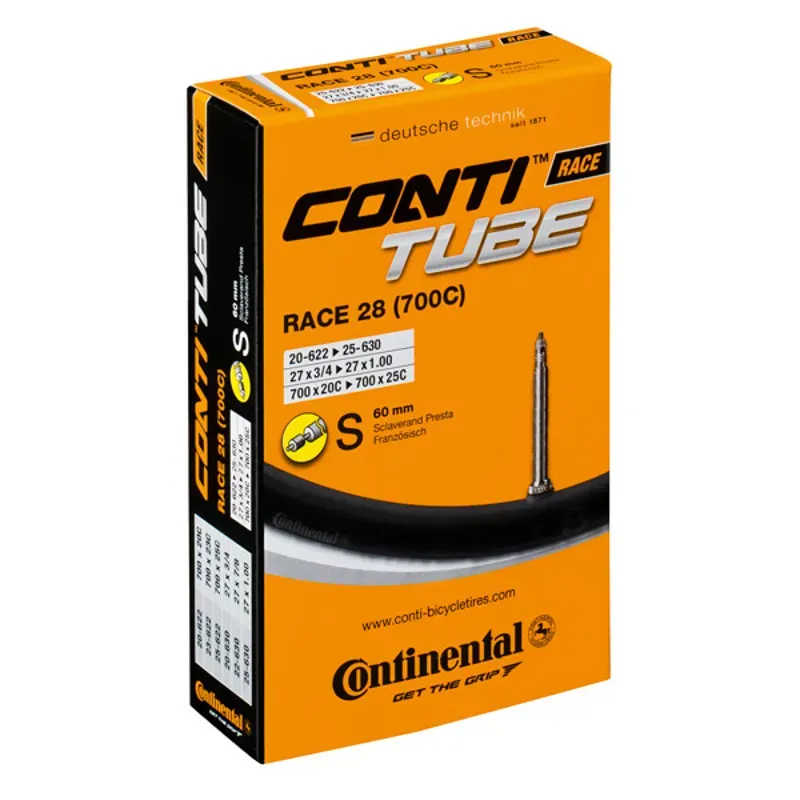 Continental Standard Tube - 700 X 25 - 32mm 42mm Presta Valve 700 x 25 - 32