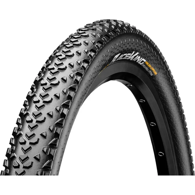 Continental Race King Tire - 29 X 2.00 Tubeless Folding Black PureGrip ShieldWall System E25 Black 29 x 2.00
