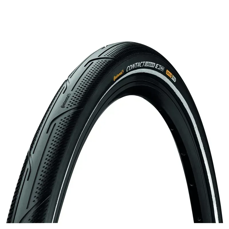 Continental Contact Urban Tire - 27.5 X 2.00 Clincher Wire Black/Reflex PureGrip SafetyPro E50 Black/Reflex 27.5 x 2.00