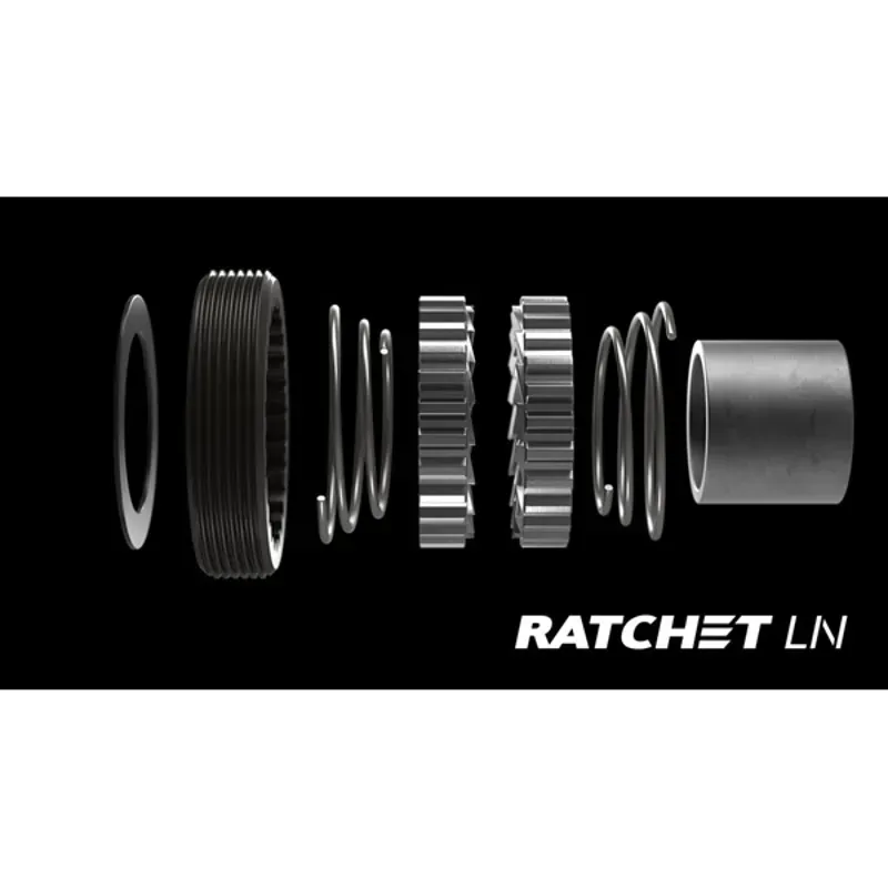 Hub Cass Body Dt Upgrade Kit 3-Pawl To Ratchet Ln Aly Microspline Black 36t-1