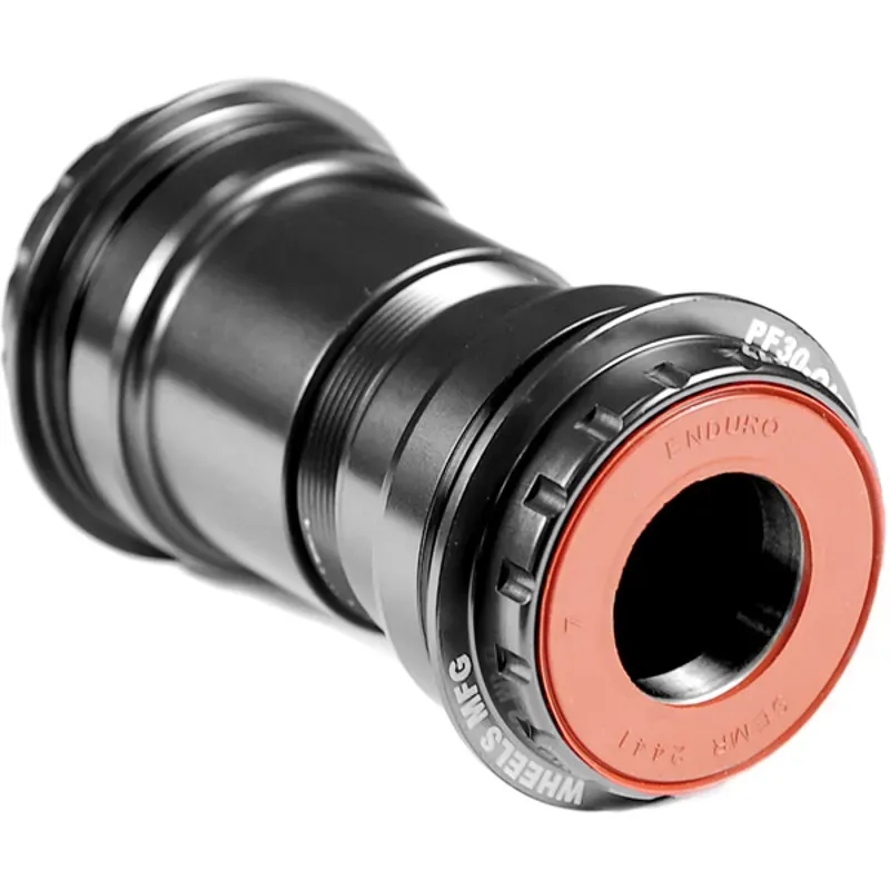 Wheels Manufacturing PressFit 30 To SRAM Bottom Bracket With ABEC-3 Bearings Black Cups