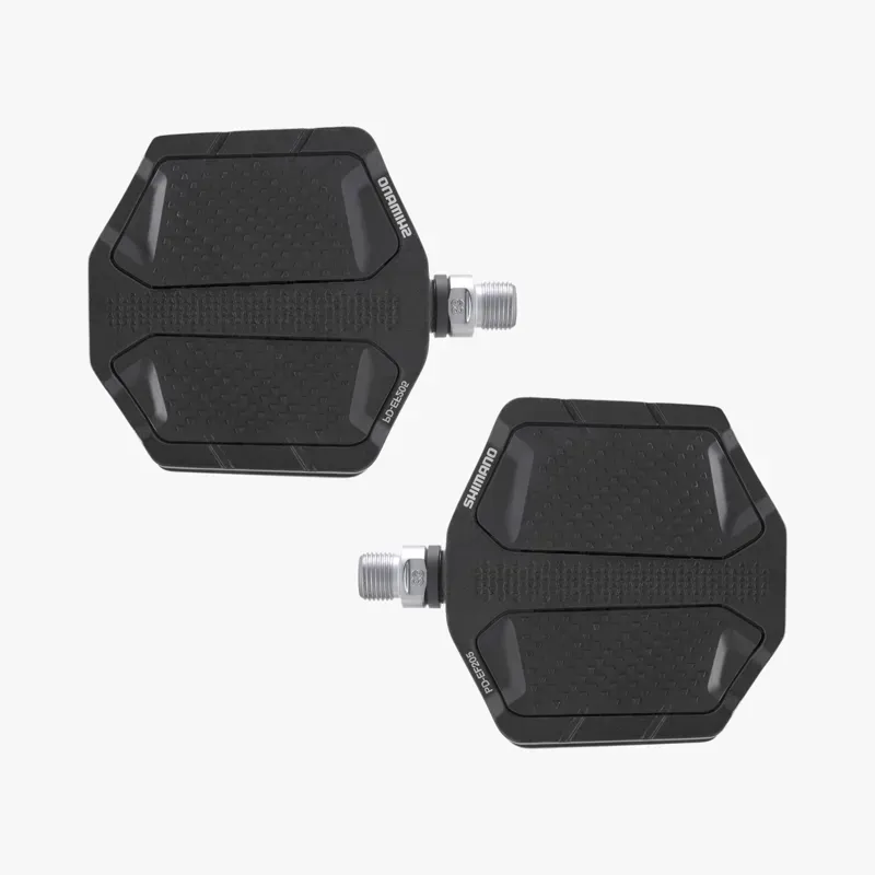 Shimano Flat Pedals w/ Friction Plate in Black-1