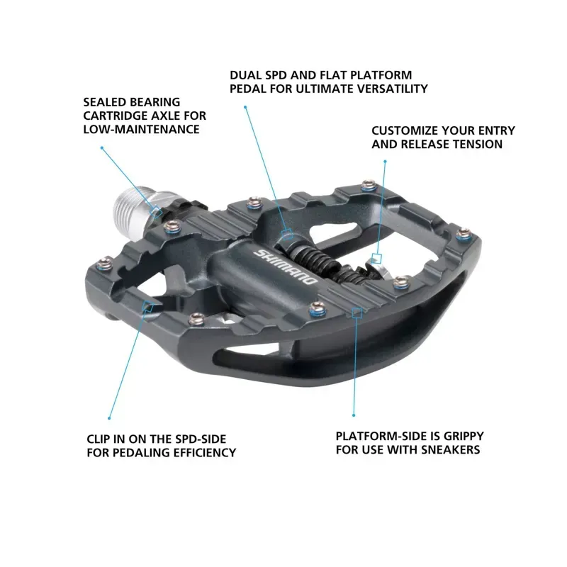 Shimano PD-EH500 Pedals in Black-1